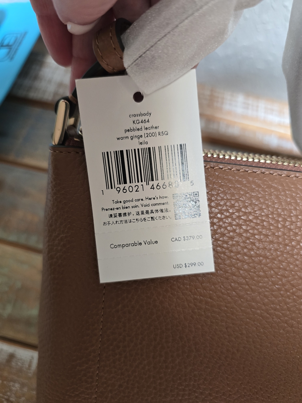 kate spade Brown Pebbled Leather Crossbody Bag - Picture 3 of 7